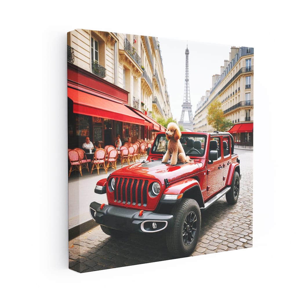 Jeep Gladiator Paris Wall Art