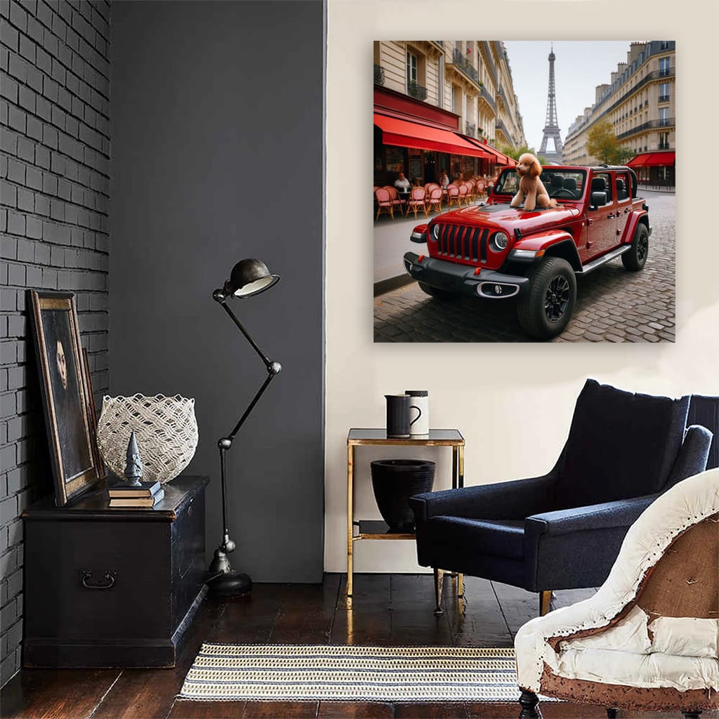 Jeep Gladiator Paris Wall Art