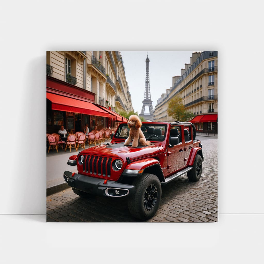 Jeep Gladiator Paris Wall Art