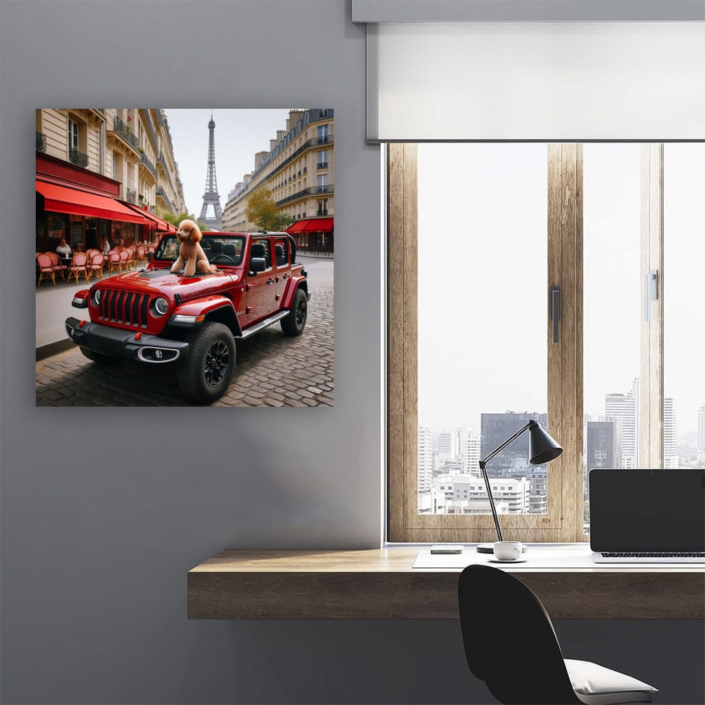 Jeep Gladiator Paris Wall Art