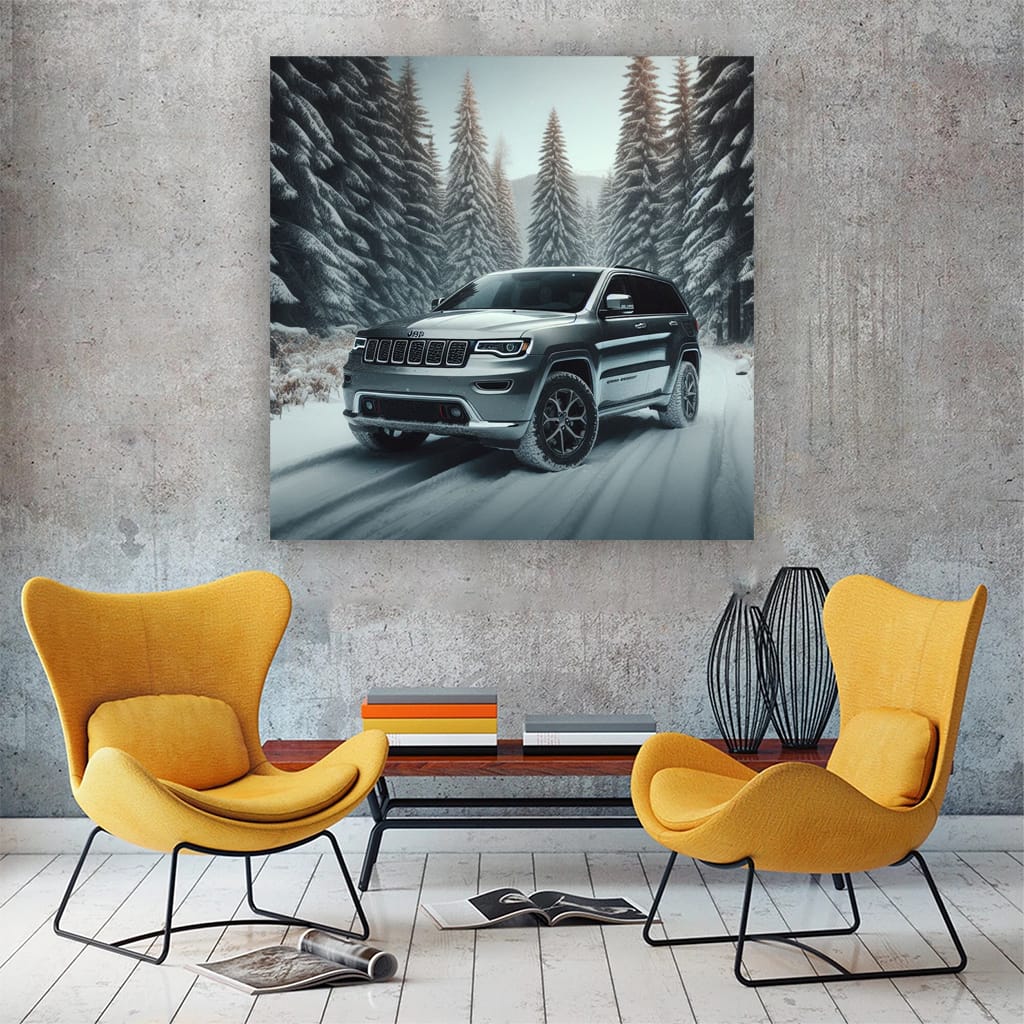 Jeep Grand Cherokee Wint Wall Art