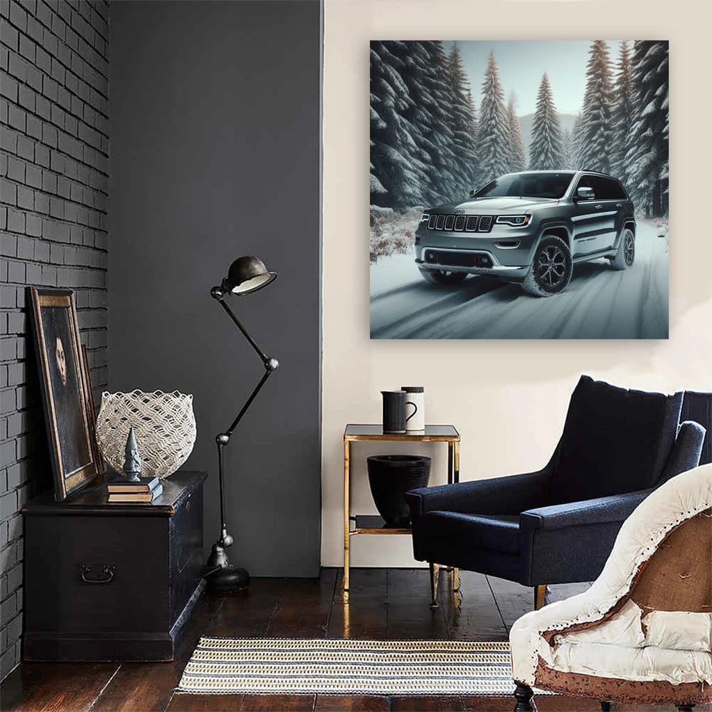 Jeep Grand Cherokee Wint Wall Art