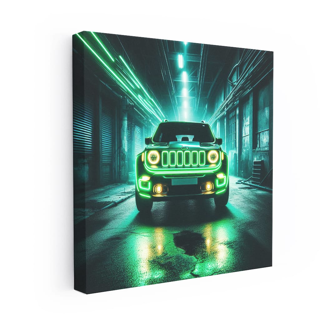 Jeep Renegade Neon Wall Art