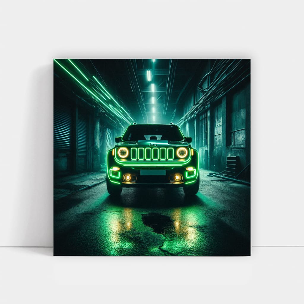 Jeep Renegade Neon Wall Art