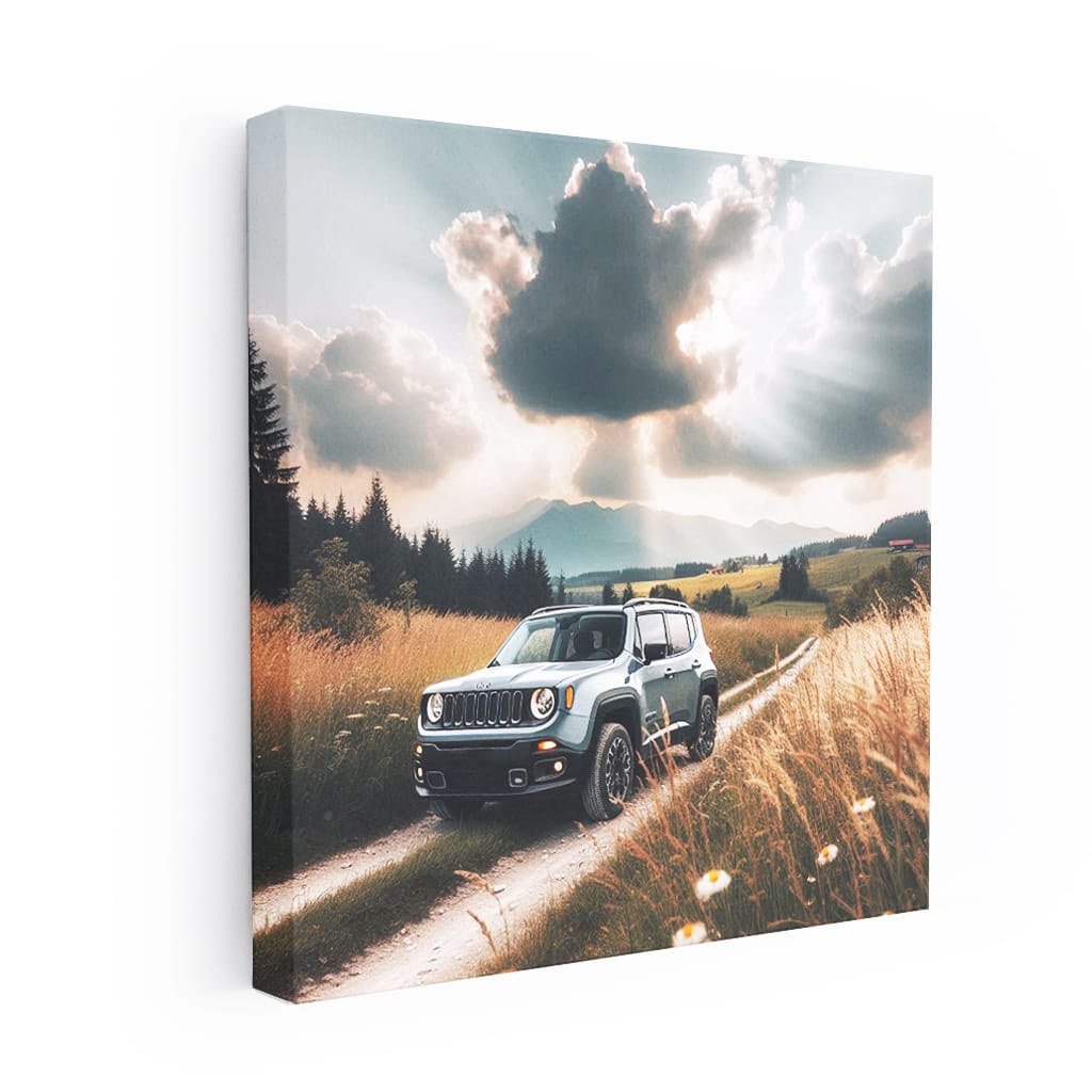 Jeep Renegade Overcast Weath Wall Art