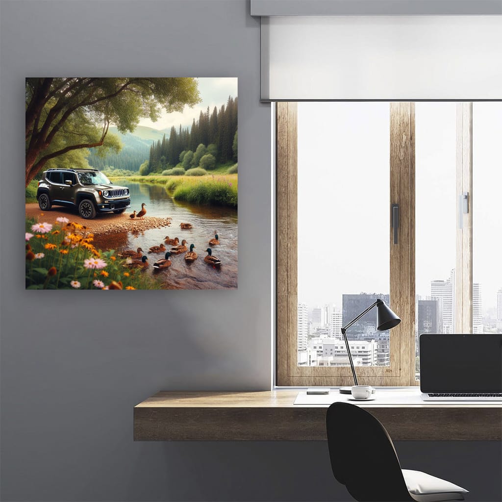 Jeep Renegade Riv Wall Art