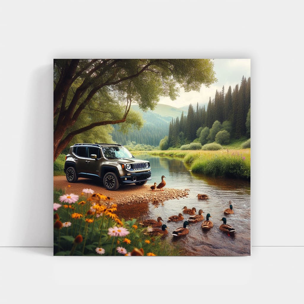 Jeep Renegade Riv Wall Art