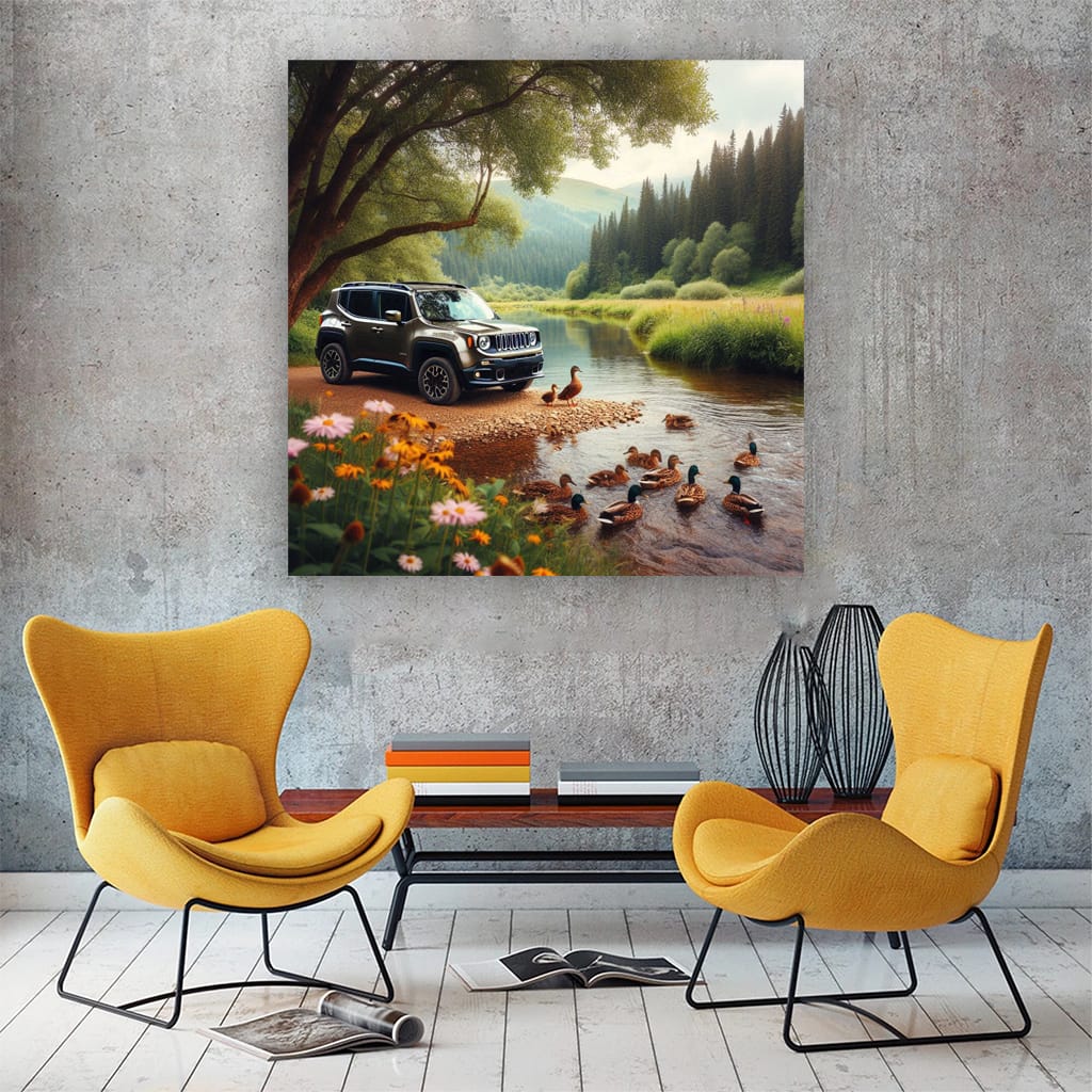 River Adventure Jeep Renegade: Bold, Rugged, Ready