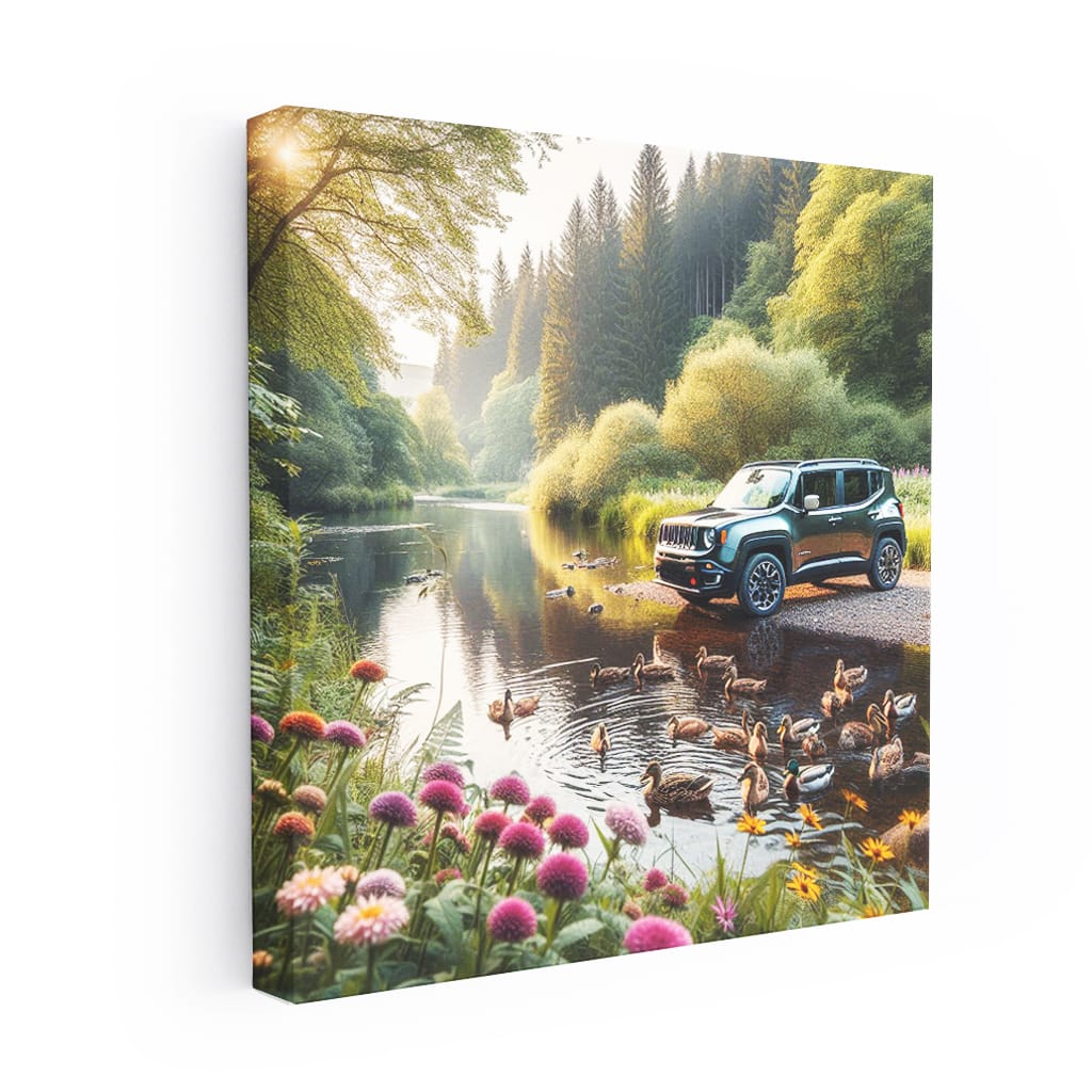 Jeep Renegade River Wall Art