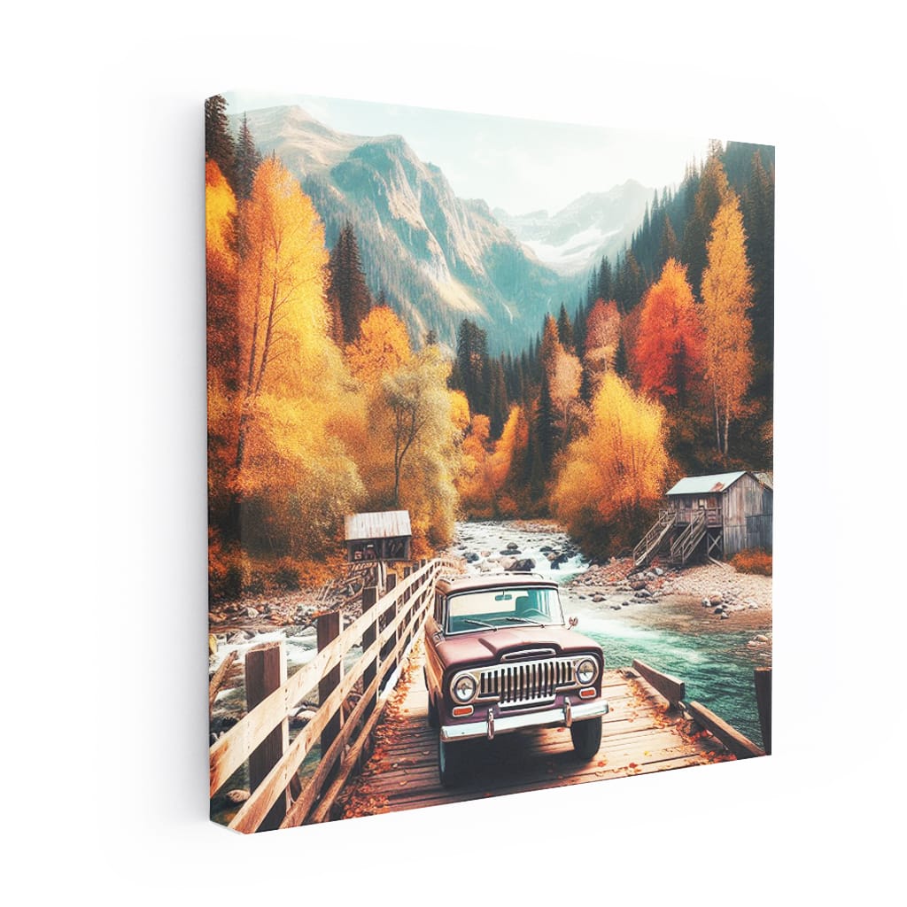 Jeep Wagoneer Brid Wall Art