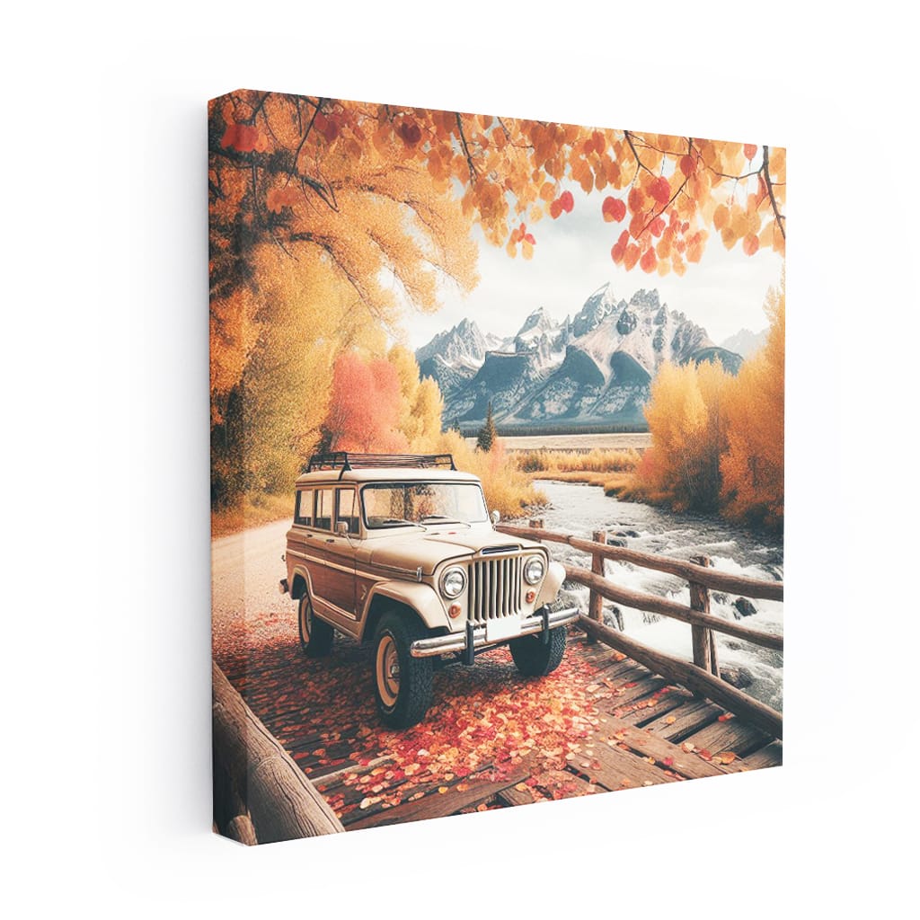 Jeep Wagoneer Bridge Wall Art