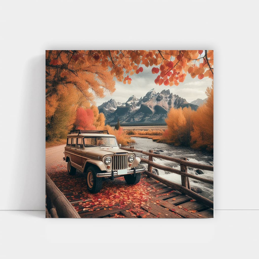 Jeep Wagoneer Over Bridge - Iconic Adventure Ready