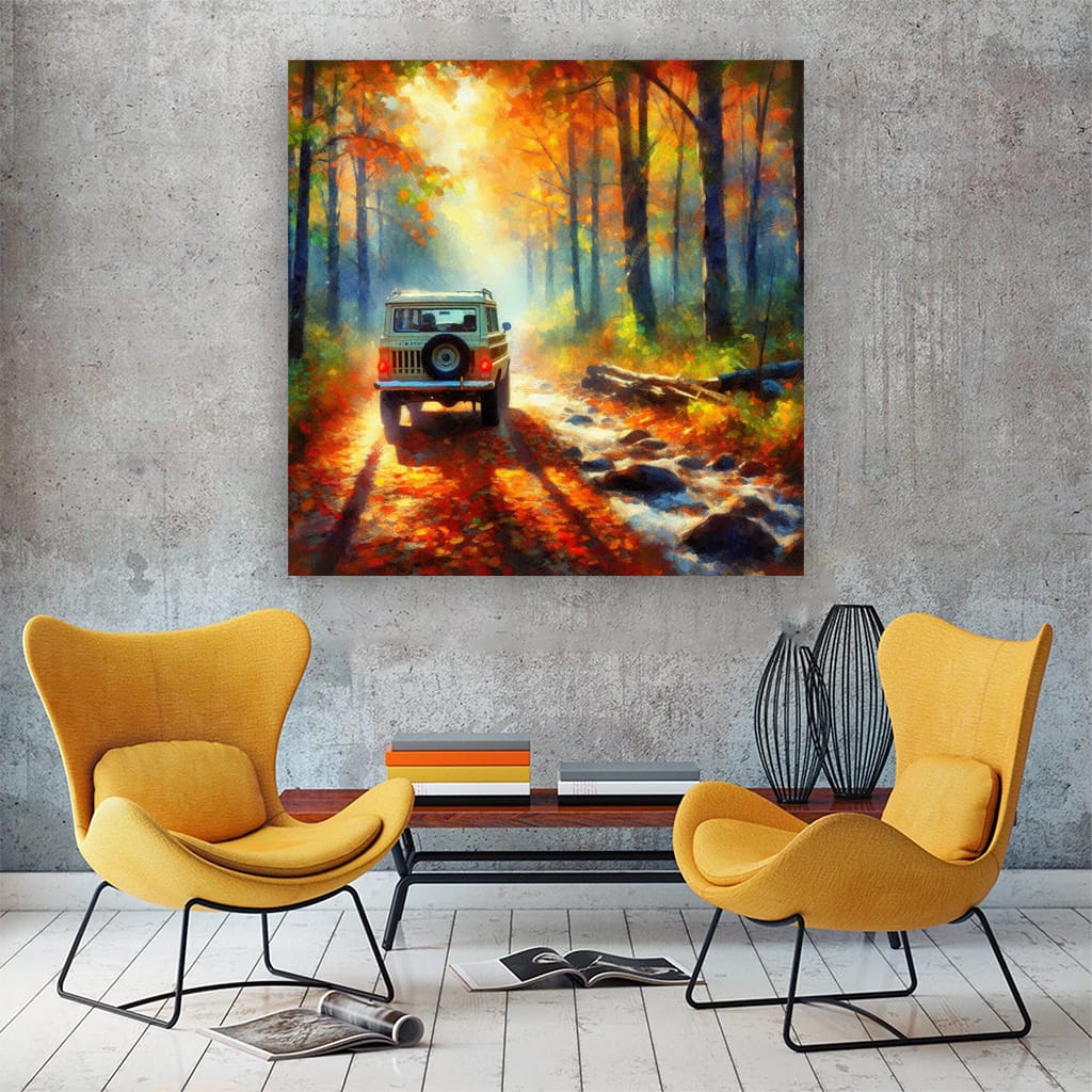 Impressionist Jeep Wagoneer - Classic Elegance on Wheels