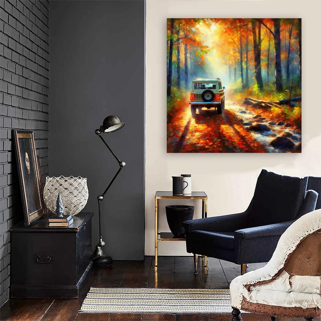 Impressionist Jeep Wagoneer - Classic Elegance on Wheels
