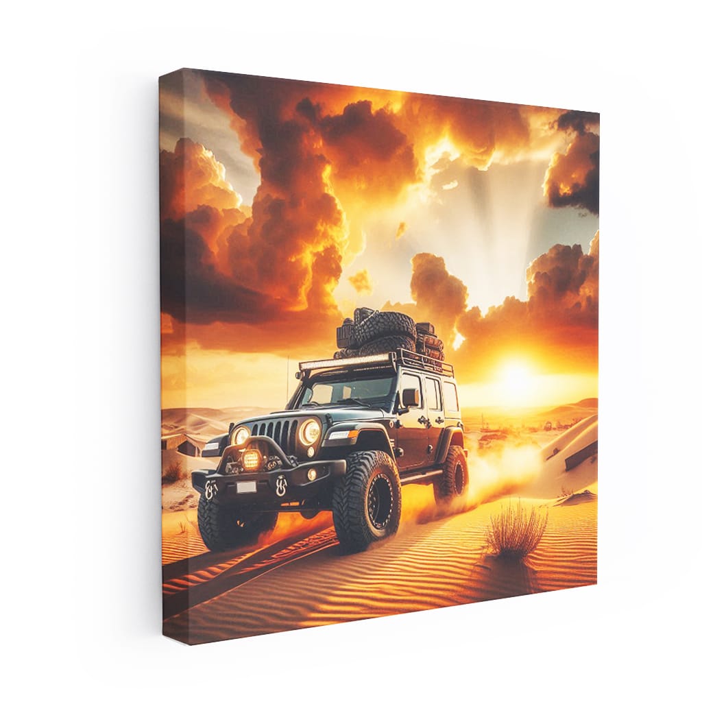 Jeep Wrangler Dese Wall Art