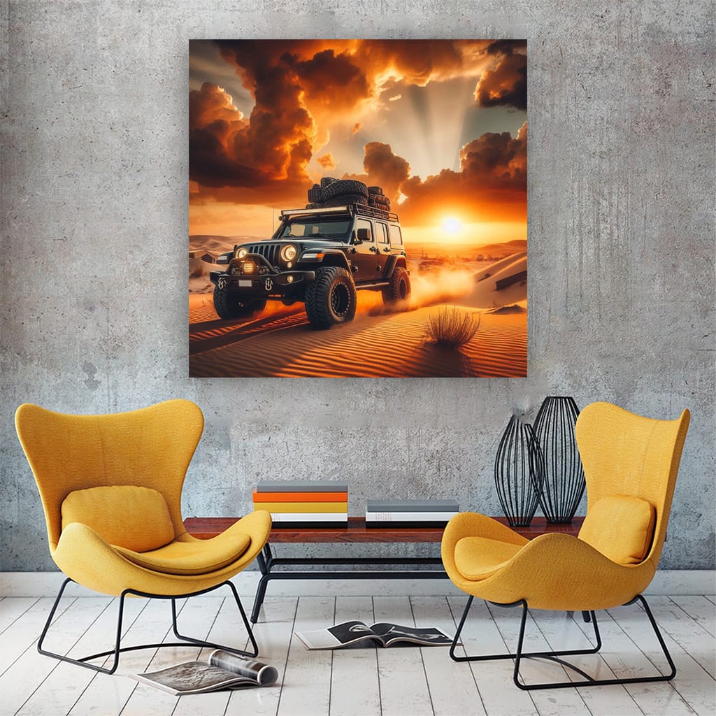 Jeep Wrangler Desert Adventure - Rugged and Ready