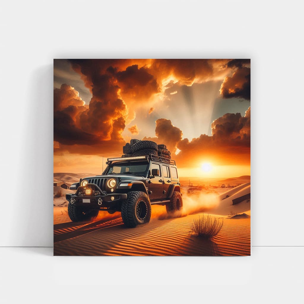 Jeep Wrangler Dese Wall Art