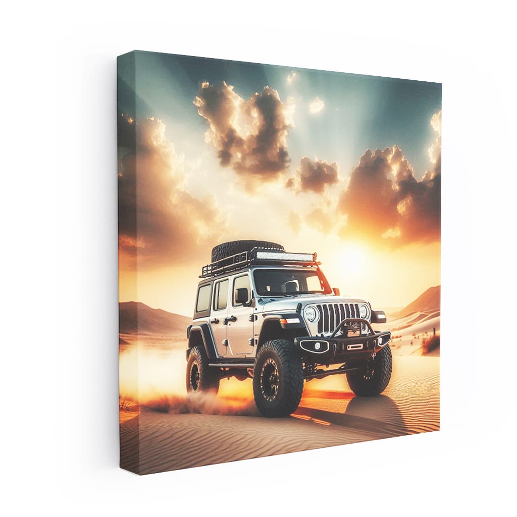 Jeep Wrangler Desert Wall Art