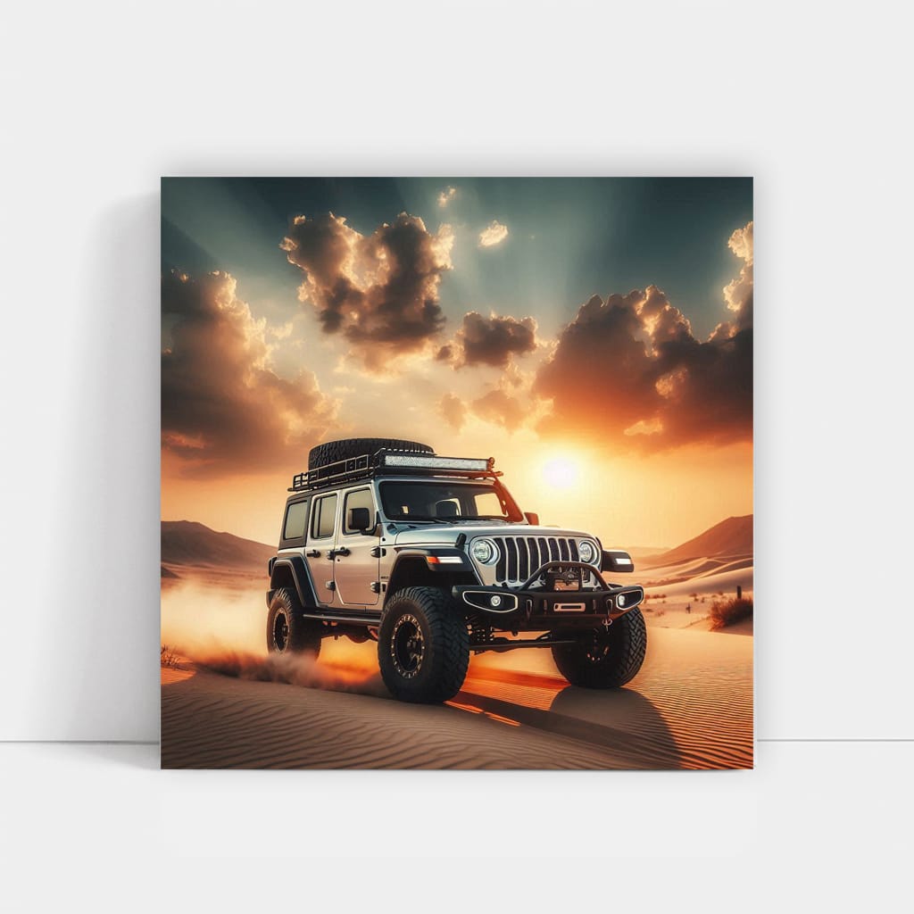 Jeep Wrangler Desert Wall Art