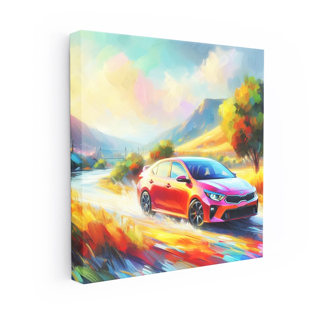 Kia Forte Impressionism Wall Art