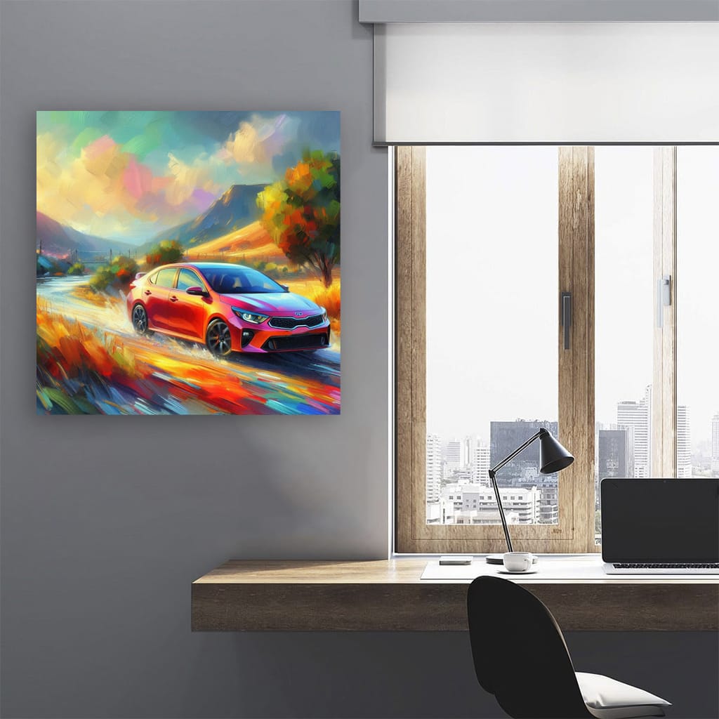 Kia Forte Impressionism Wall Art