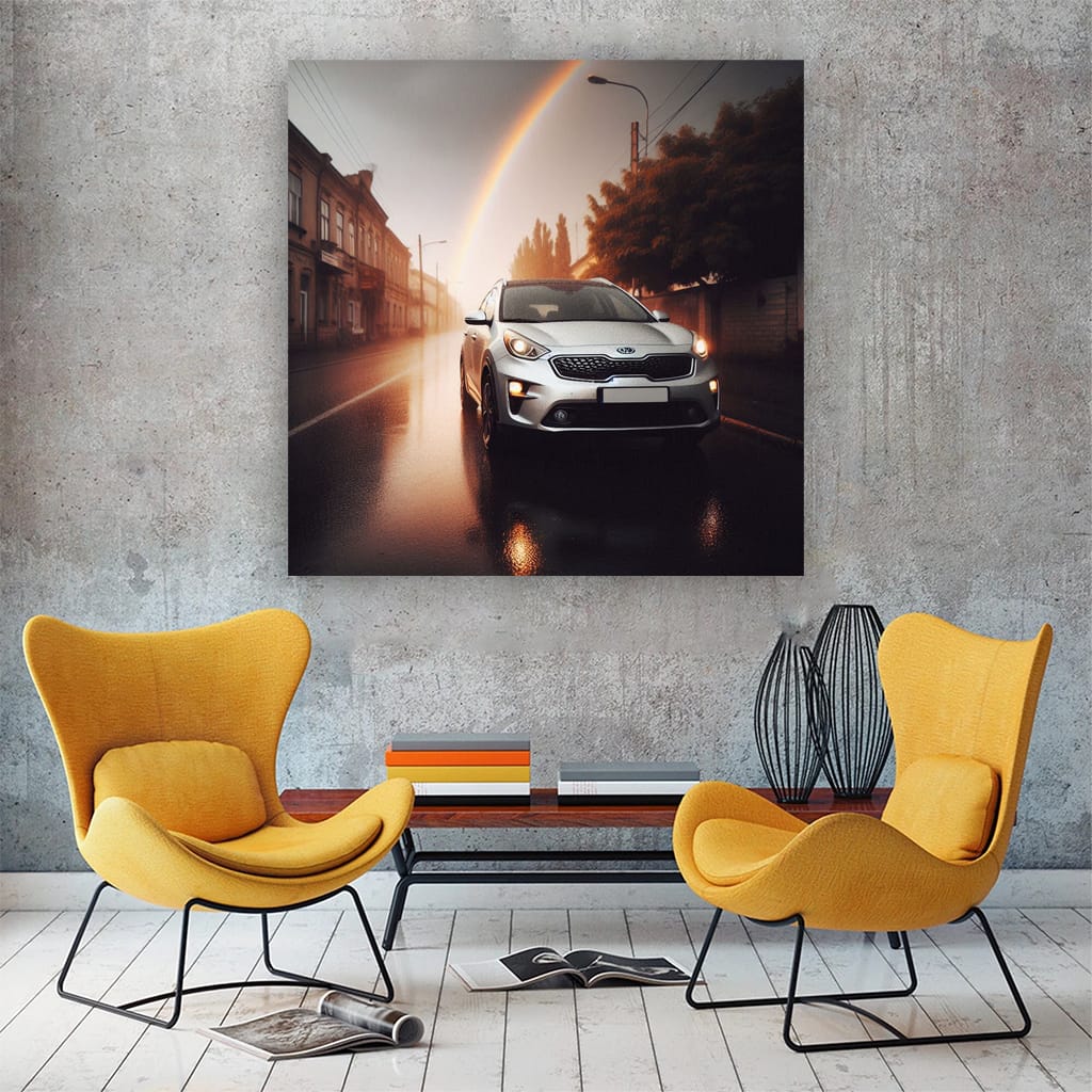 Kia Niro Overcast Weath Wall Art