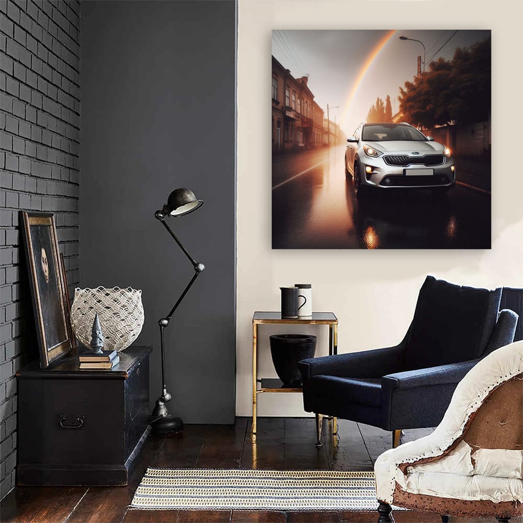 Kia Niro Overcast Weath Wall Art