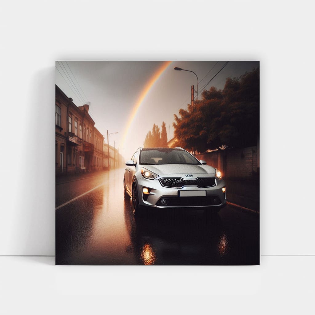 Kia Niro Overcast Weath Wall Art