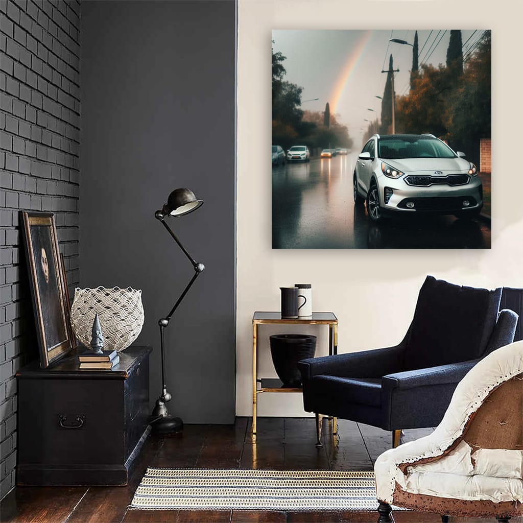 Kia Niro Overcast Weather Wall Art