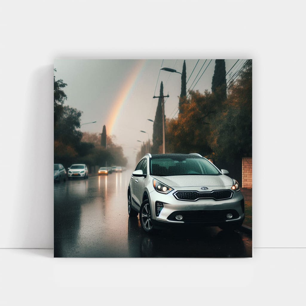 Kia Niro Overcast Weather Wall Art