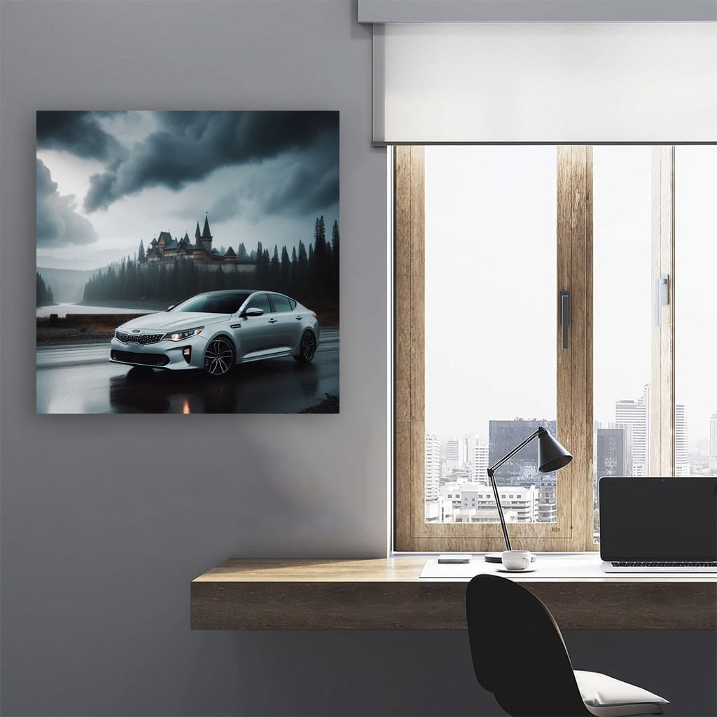 Kia Optima K5 Overcast Weather Stylish Sedan