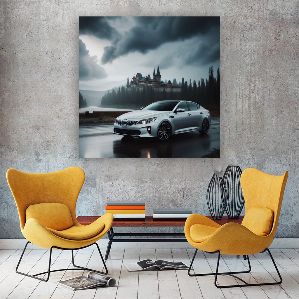 Kia Optima K5 Overcast Weather Stylish Sedan