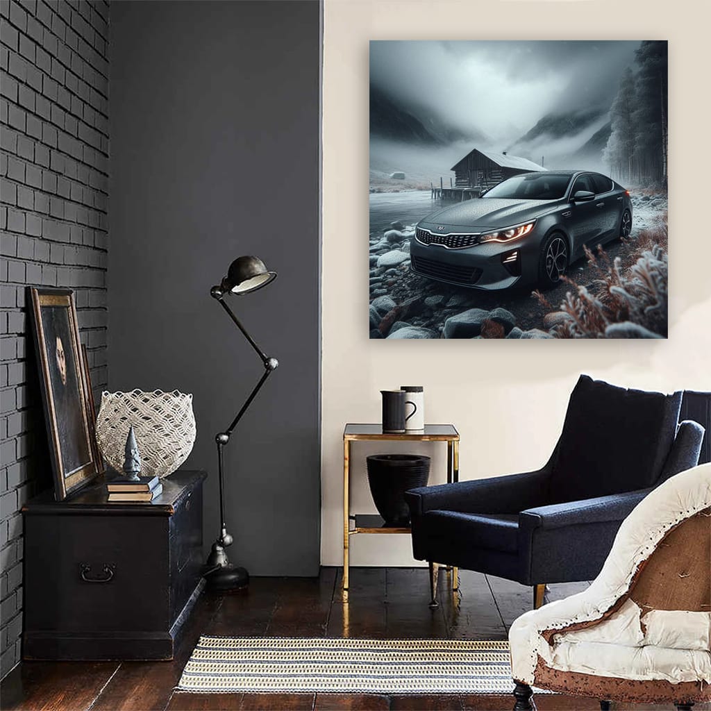 Kia Optima K5 Overcast Weath Wall Art