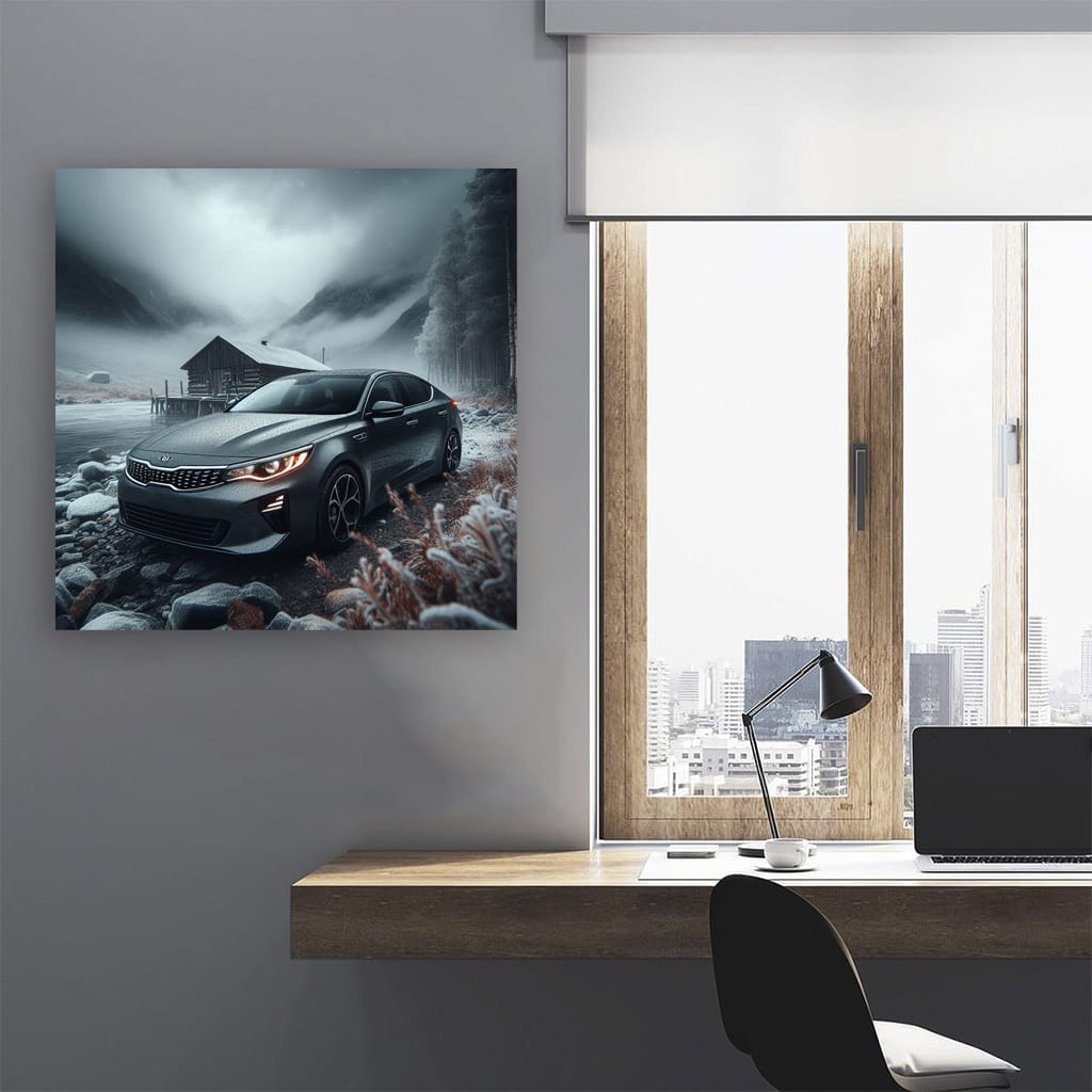 Kia Optima K5 Overcast Weath Wall Art