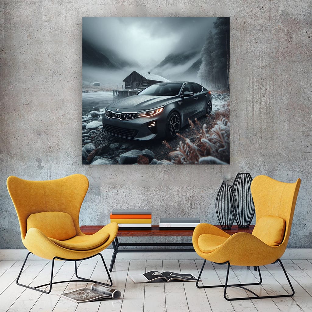 Kia Optima K5 Overcast Weath Wall Art