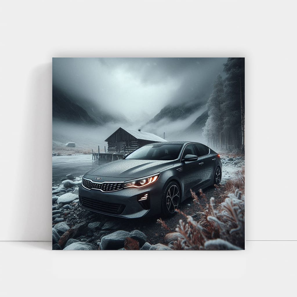 Kia K5 and Optima in Overcast Weather