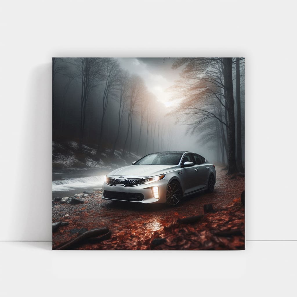 Kia K5 Optima in Overcast Weather - Sleek and Stylish Sedan