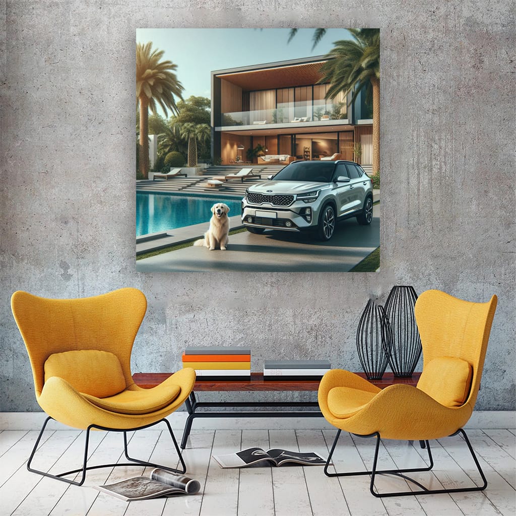 Kia Seltos Luxury Life Wall Art