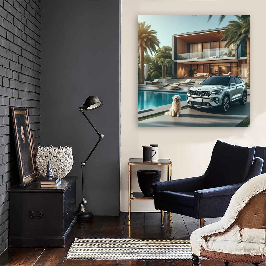 Kia Seltos Luxury Life Wall Art