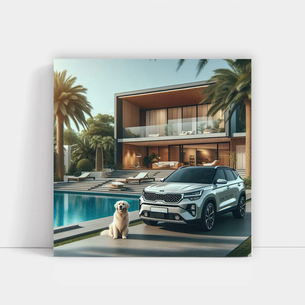 Kia Seltos Luxury Life Wall Art