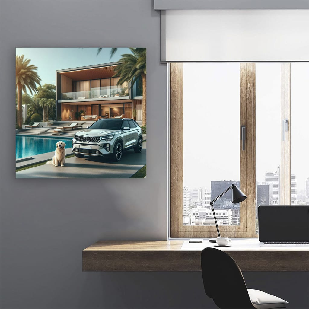 Kia Seltos Luxury Life Wall Art