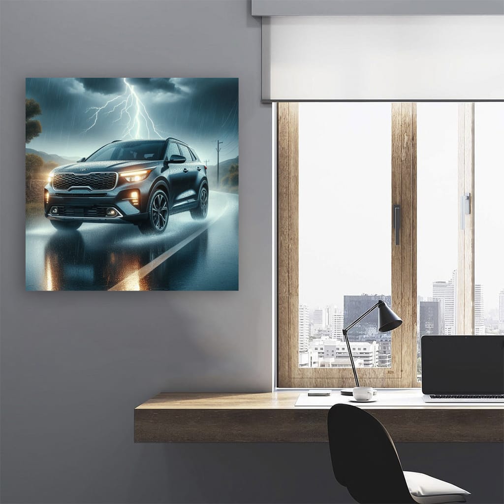 Kia Seltos Thunderstorm Wall Art