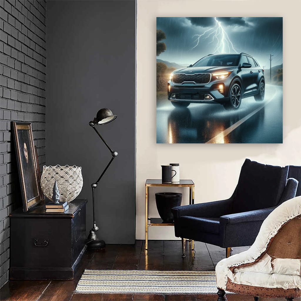 Kia Seltos Thunderstorm Wall Art