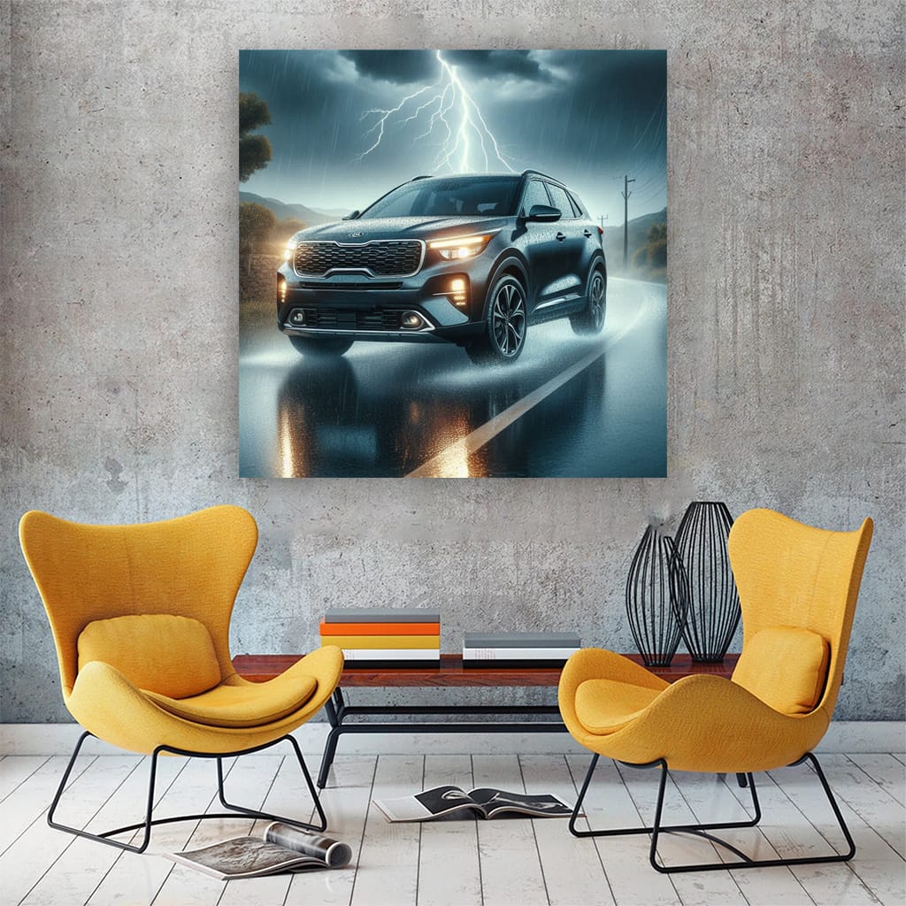 Kia Seltos Thunderstorm Wall Art