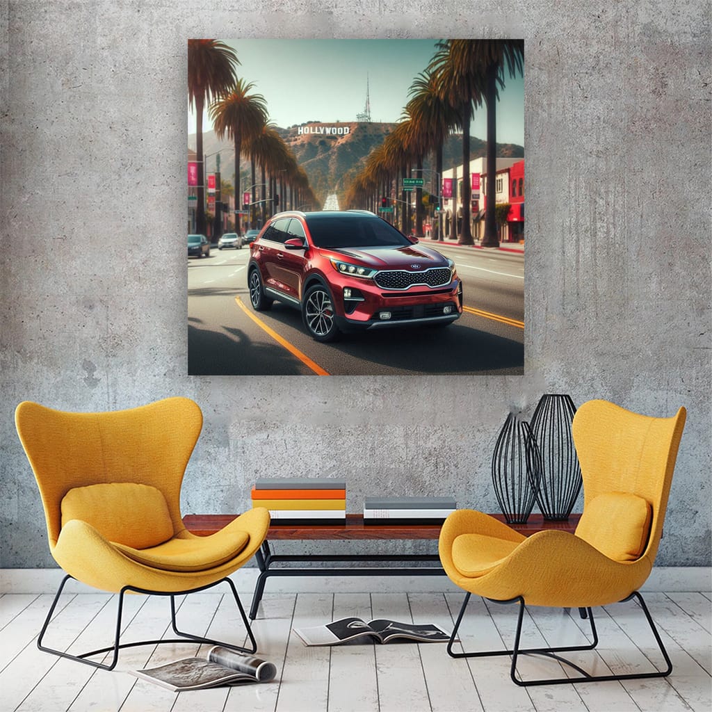 Kia Sorento Los Angel Wall Art