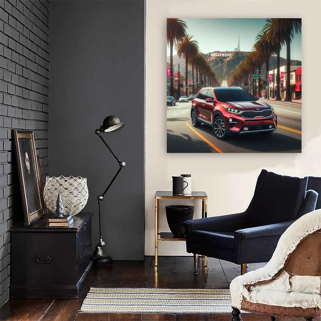 Kia Sorento Los Angel Wall Art