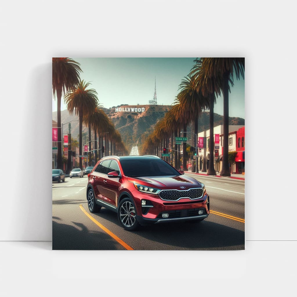 Kia Sorento Los Angel Wall Art