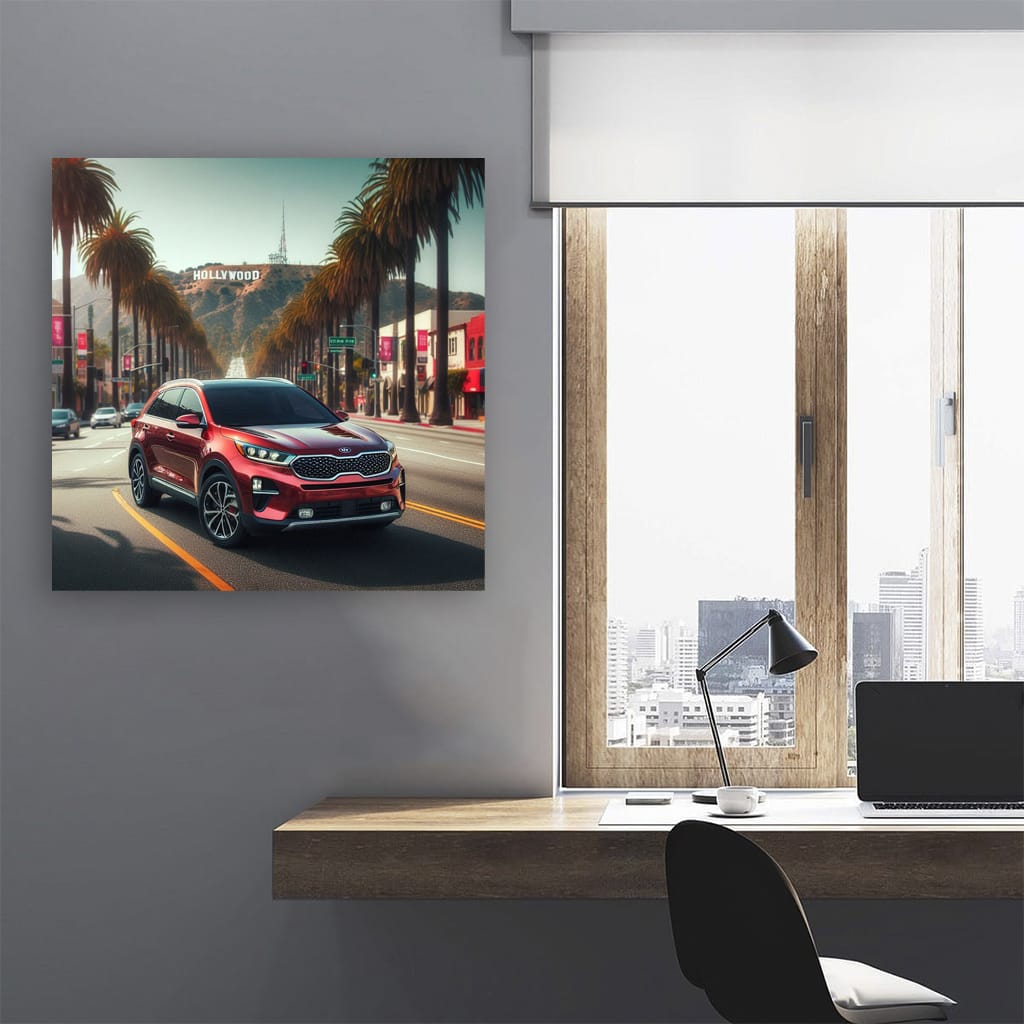 Kia Sorento Los Angel Wall Art