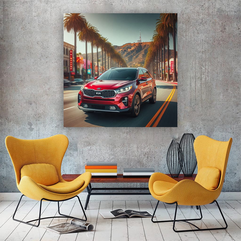 Kia Sorento Los Angeles Wall Art