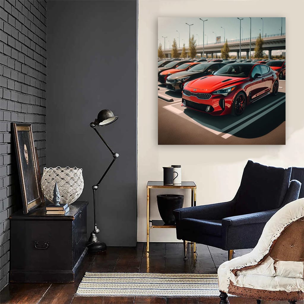 Kia Stinger Parki Wall Art